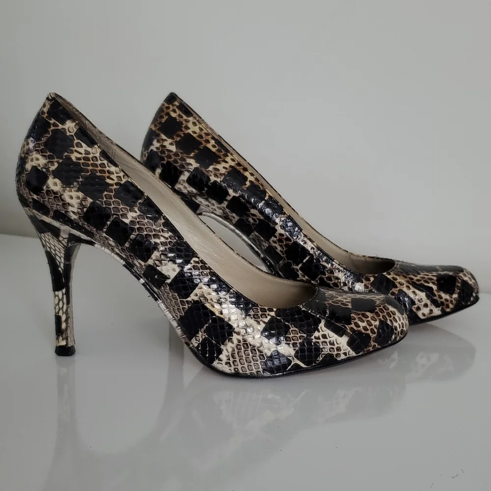 MaxStudio Marabel Snakeskin pumps 6 - Picture 12 of 12